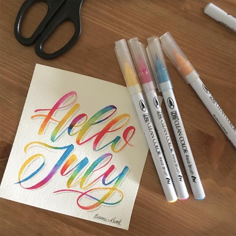 Zig Clean Color Real Brush Markers Zig Clean Color Real Brush Markers