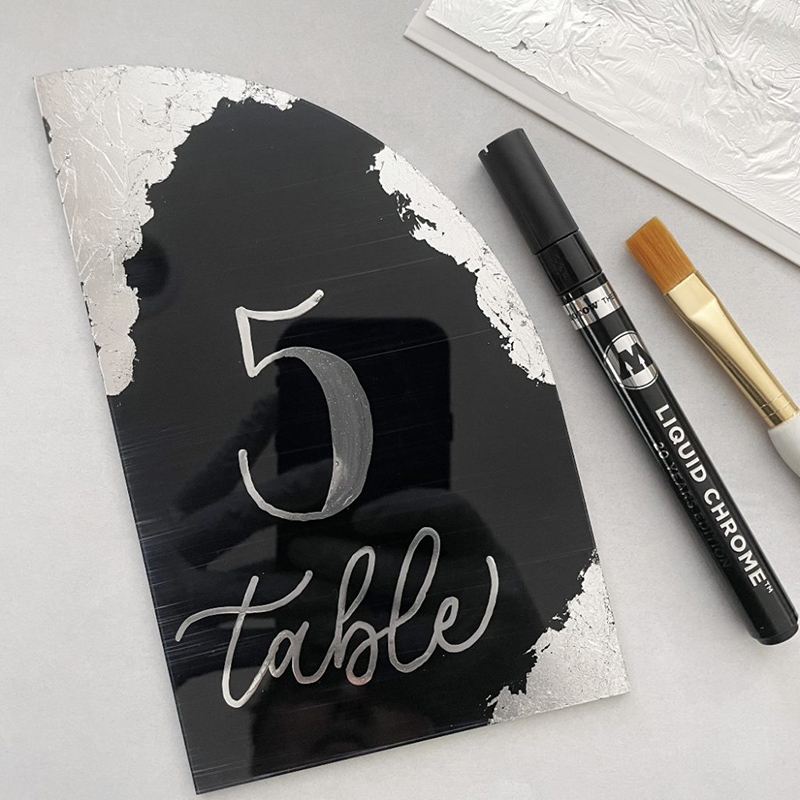 Supplies Used: Molotow Liquid Chrome | Loose Leaf Silver Supplies Used: Molotow Liquid Chrome | Loose Leaf Silver