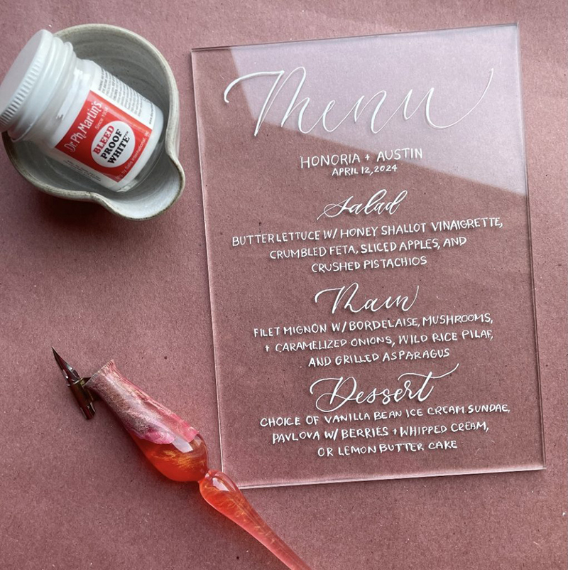 Supplies Used: Nikko G Nib | Dr. Ph. Martin's Bleedproof White | Ink Bowl by Broadbent Pottery Supplies Used: Nikko G Nib | Dr. Ph. Martin's Bleedproof White | Ink Bowl by Broadbent Pottery