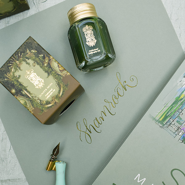 Ferris Wheel Press 28ml Calligraphy Ink, Juniper Moss Ferris Wheel Press 28ml Calligraphy Ink, Juniper Moss