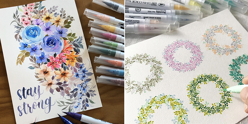 Zig Clean Color Real Brush Markers Zig Clean Color Real Brush Markers